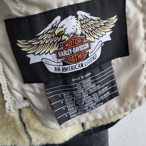 Harley-Davidson Leather Jacket. Size M - Picture 7 of 15